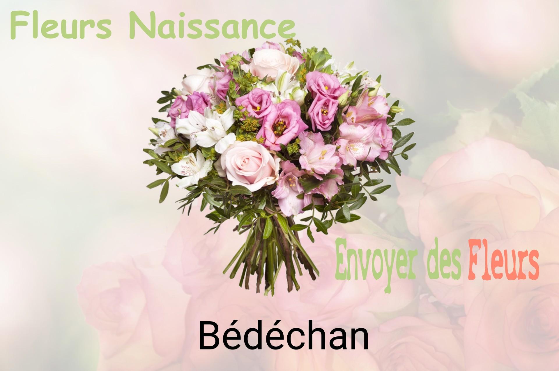 Bouquet de fleurs de naissance livré à Bédéchan